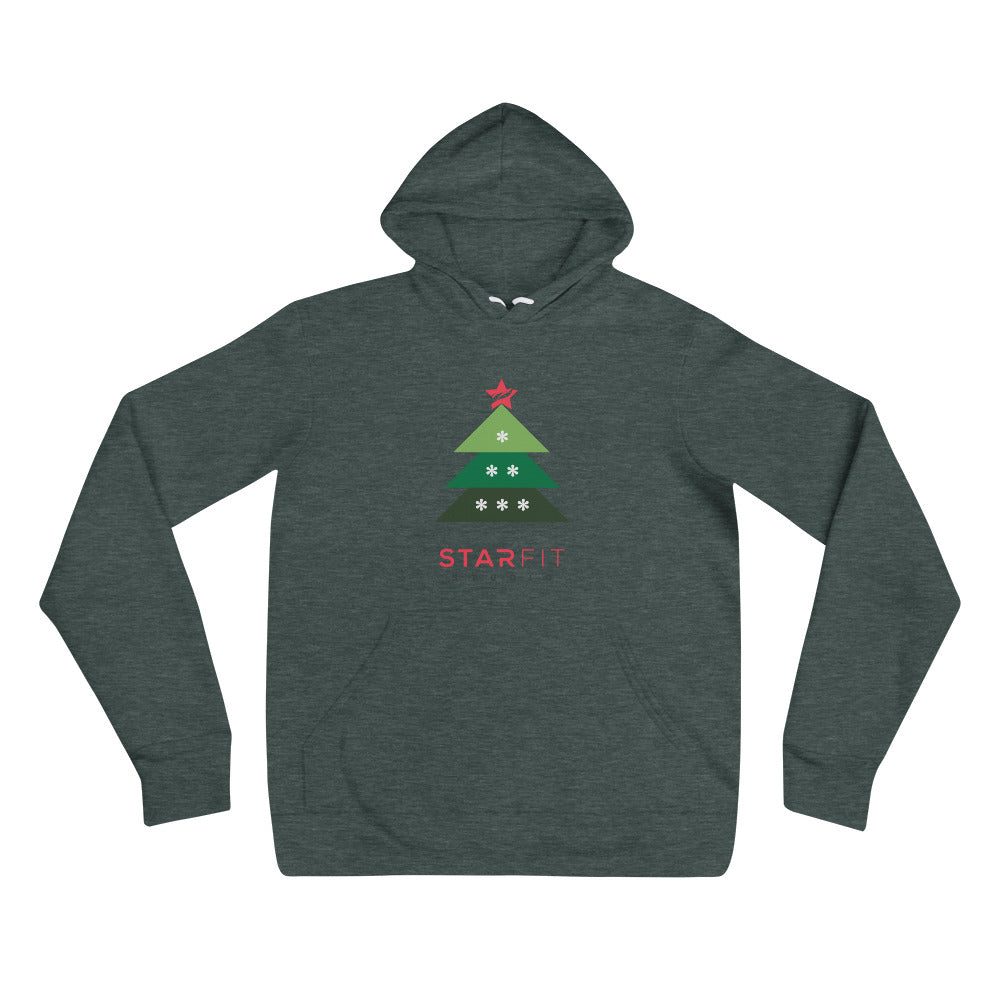 Holiday Tree Hoodie - StarFit Studio
