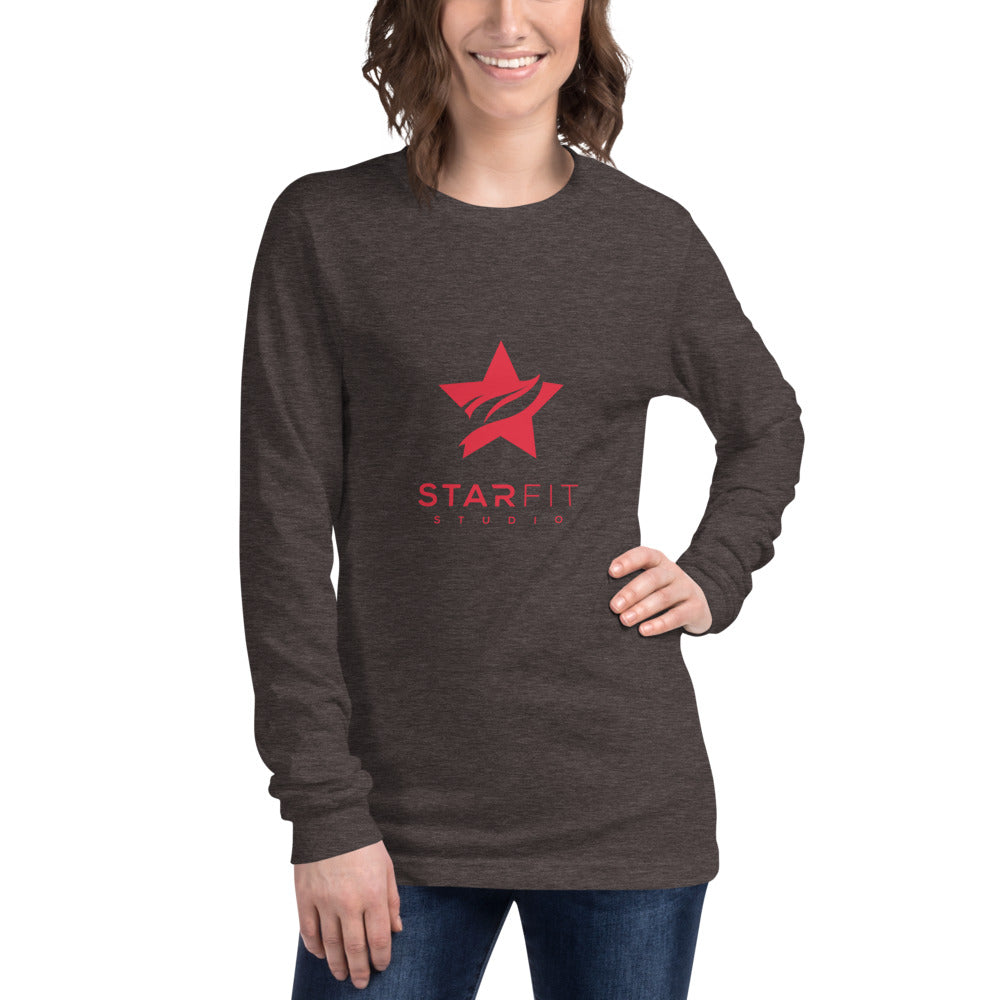 Unisex Long Sleeve Tee - Standard Logo - (All Colors) - StarFit Studio