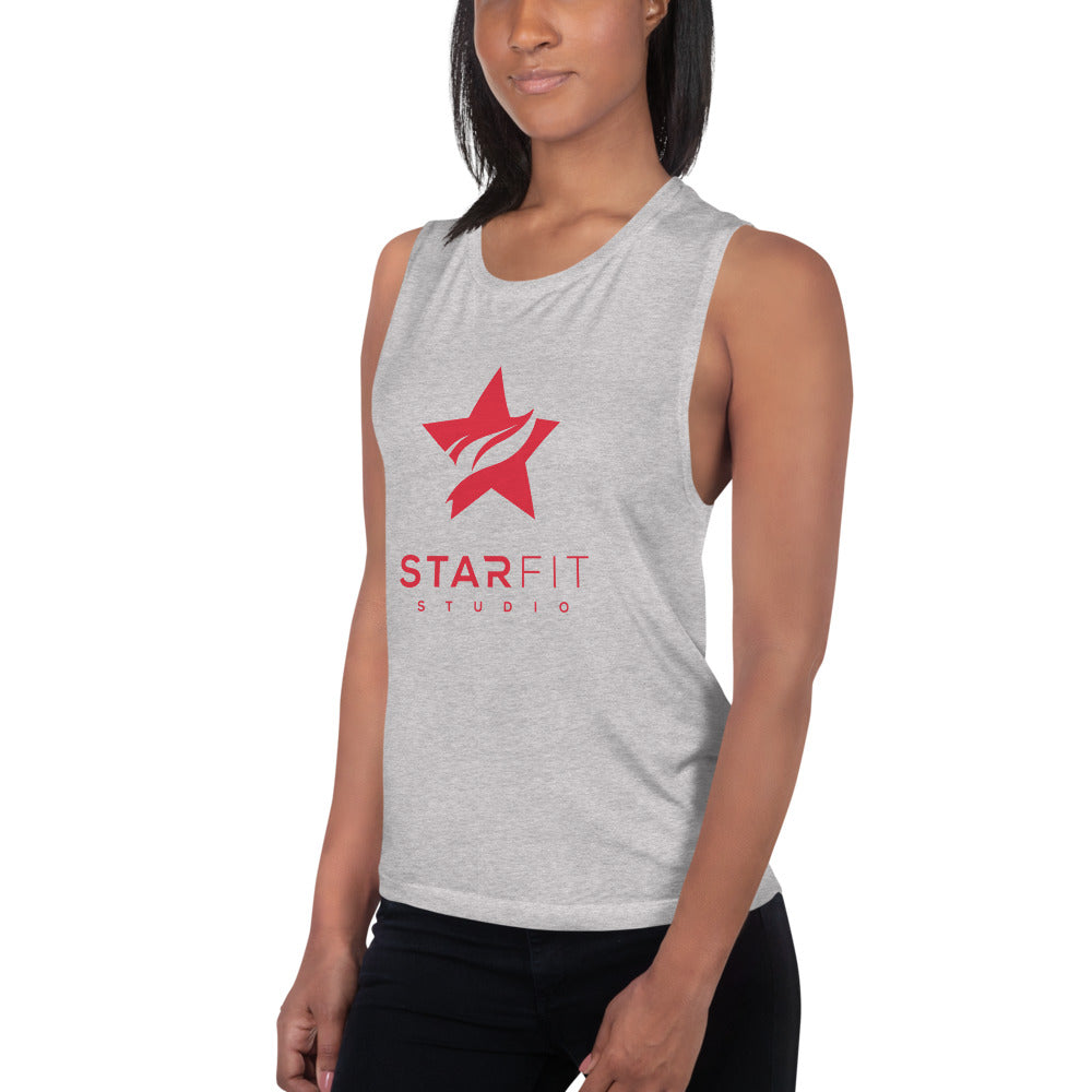 Ladies’ Muscle Tank - Standard Logo - (All Colors) - StarFit Studio