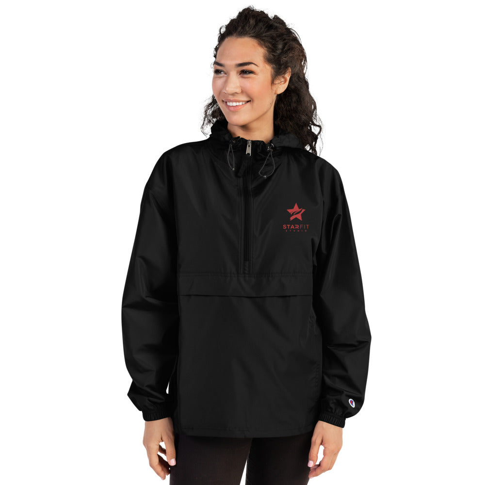 Embroidered Champion Packable Jacket - StarFit Studio