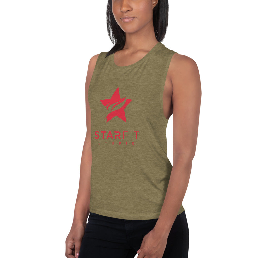 Ladies’ Muscle Tank - Standard Logo - (All Colors) - StarFit Studio