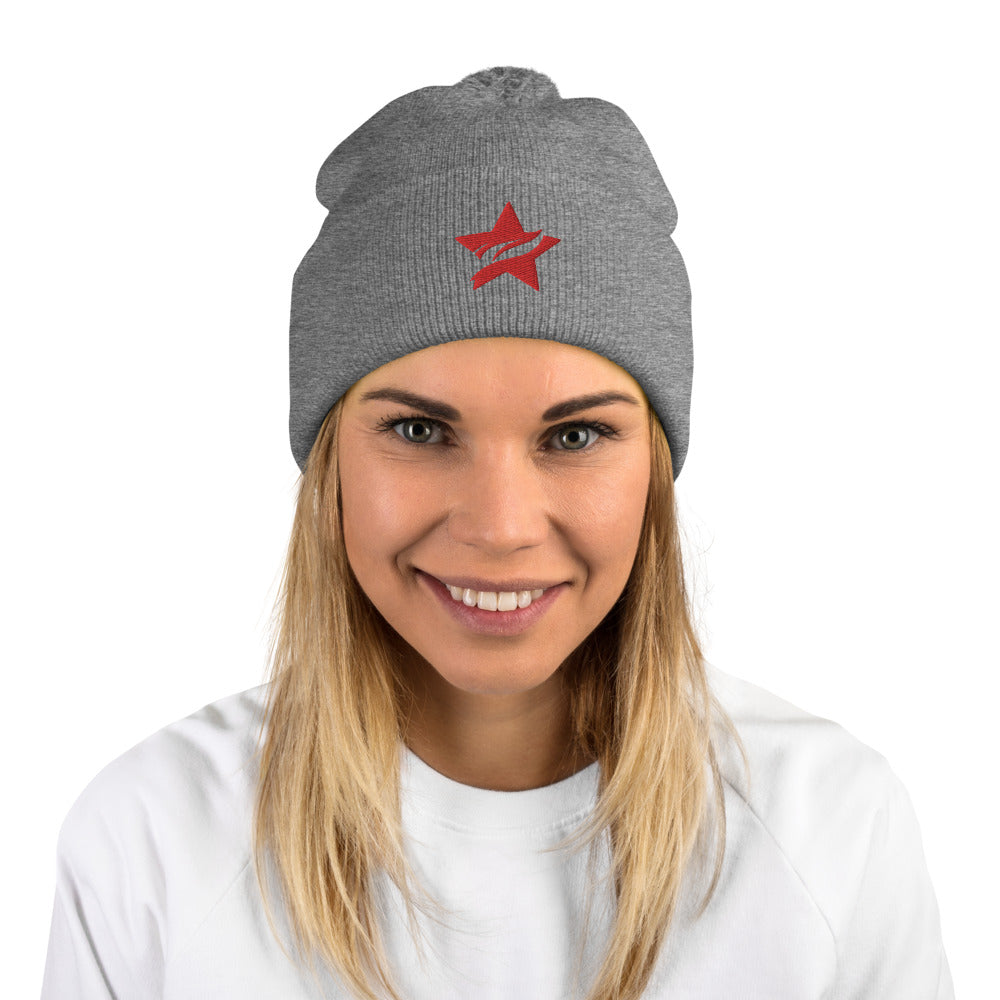 Pom-Pom Beanie - Standard Logo - (All Colors) - StarFit Studio