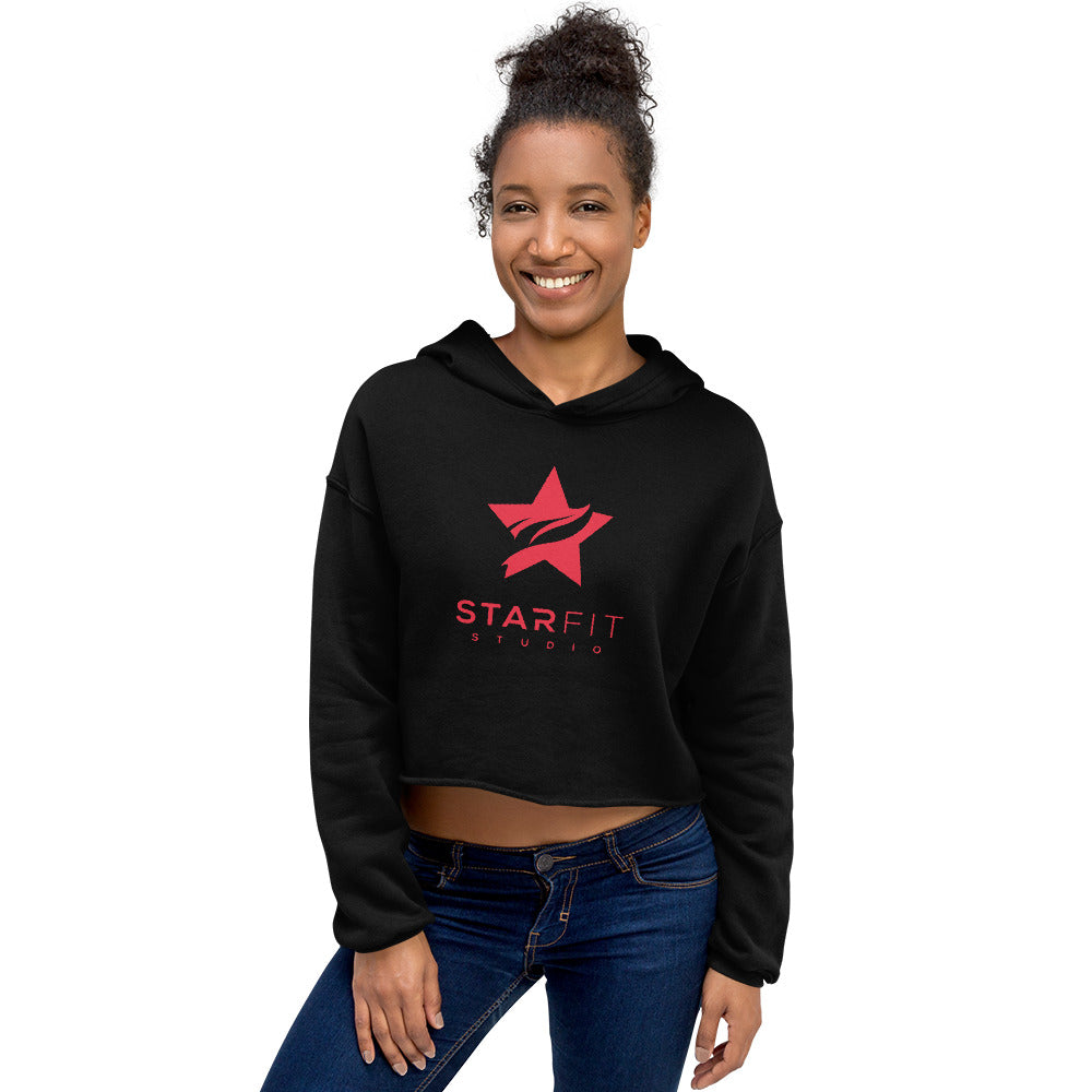 Crop Hoodie - Standard Logo - (All Colors) - StarFit Studio