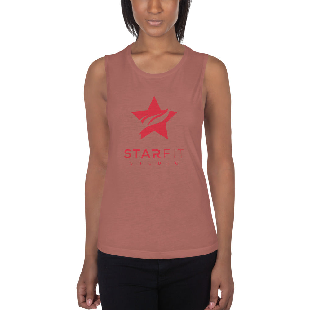 Ladies’ Muscle Tank - Standard Logo - (All Colors) - StarFit Studio