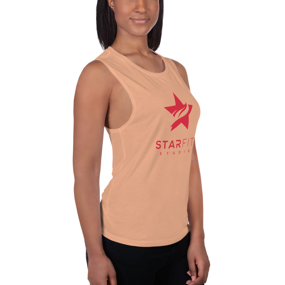 Ladies’ Muscle Tank - Standard Logo - (All Colors) - StarFit Studio