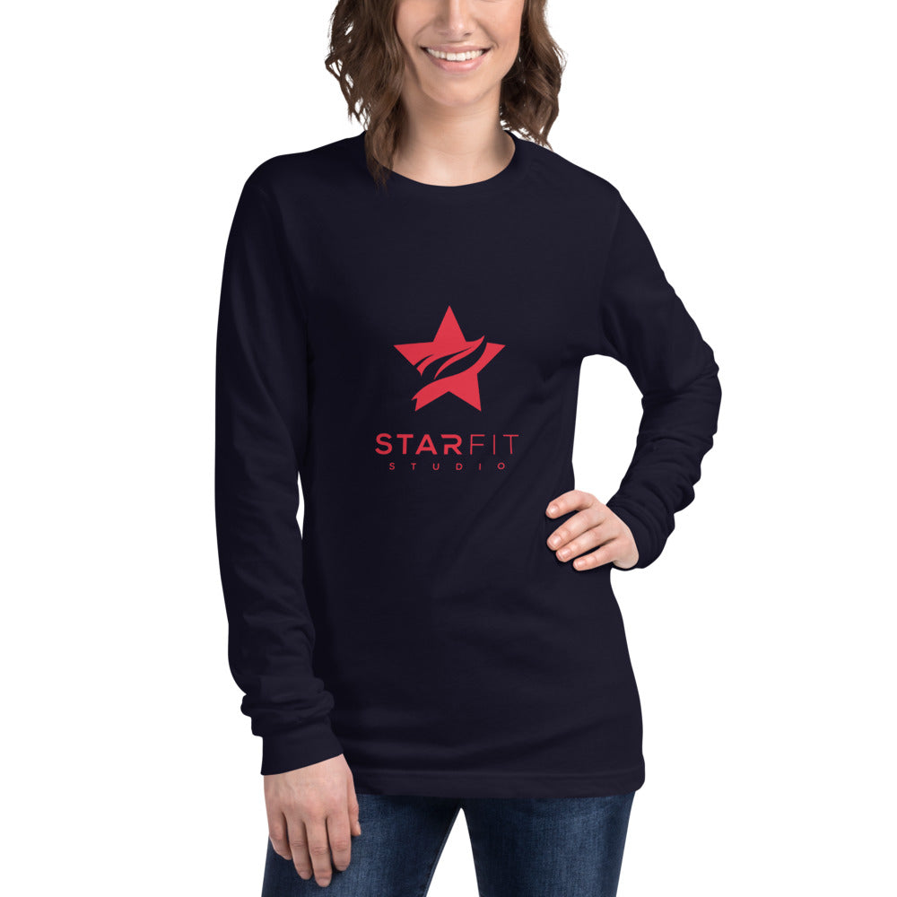 Unisex Long Sleeve Tee - Standard Logo - (All Colors) - StarFit Studio