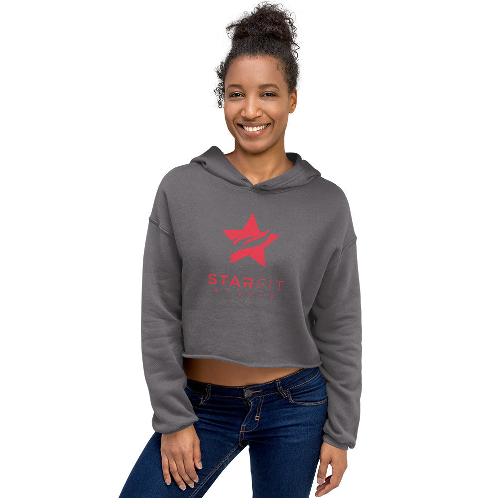 Crop Hoodie - Standard Logo - (All Colors) - StarFit Studio
