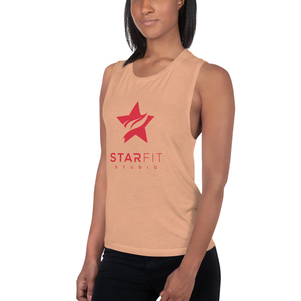 Ladies’ Muscle Tank - Standard Logo - (All Colors) - StarFit Studio