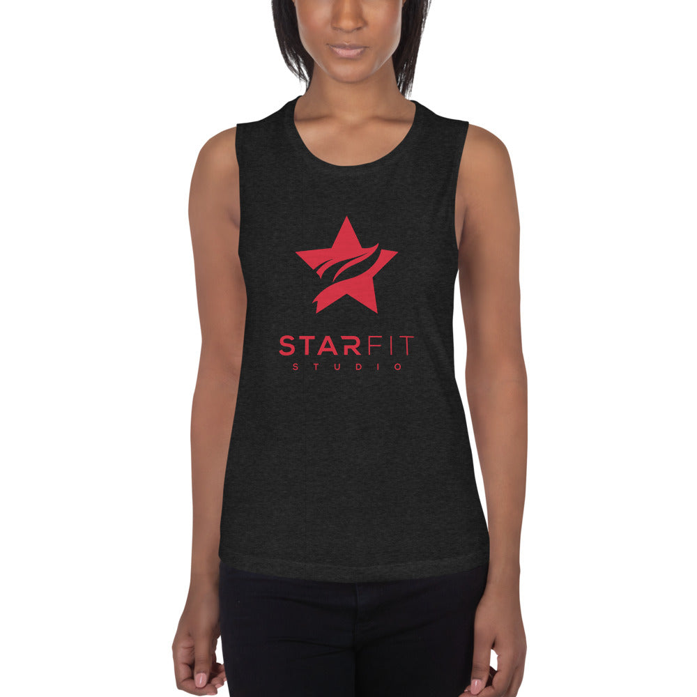 Ladies’ Muscle Tank - Standard Logo - (All Colors) - StarFit Studio