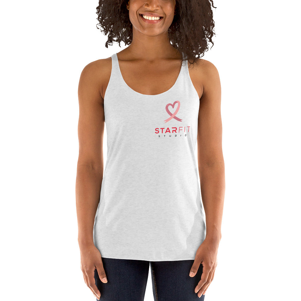 Breast Cancer Awareness Month Racerback Tank - StarFit Studio