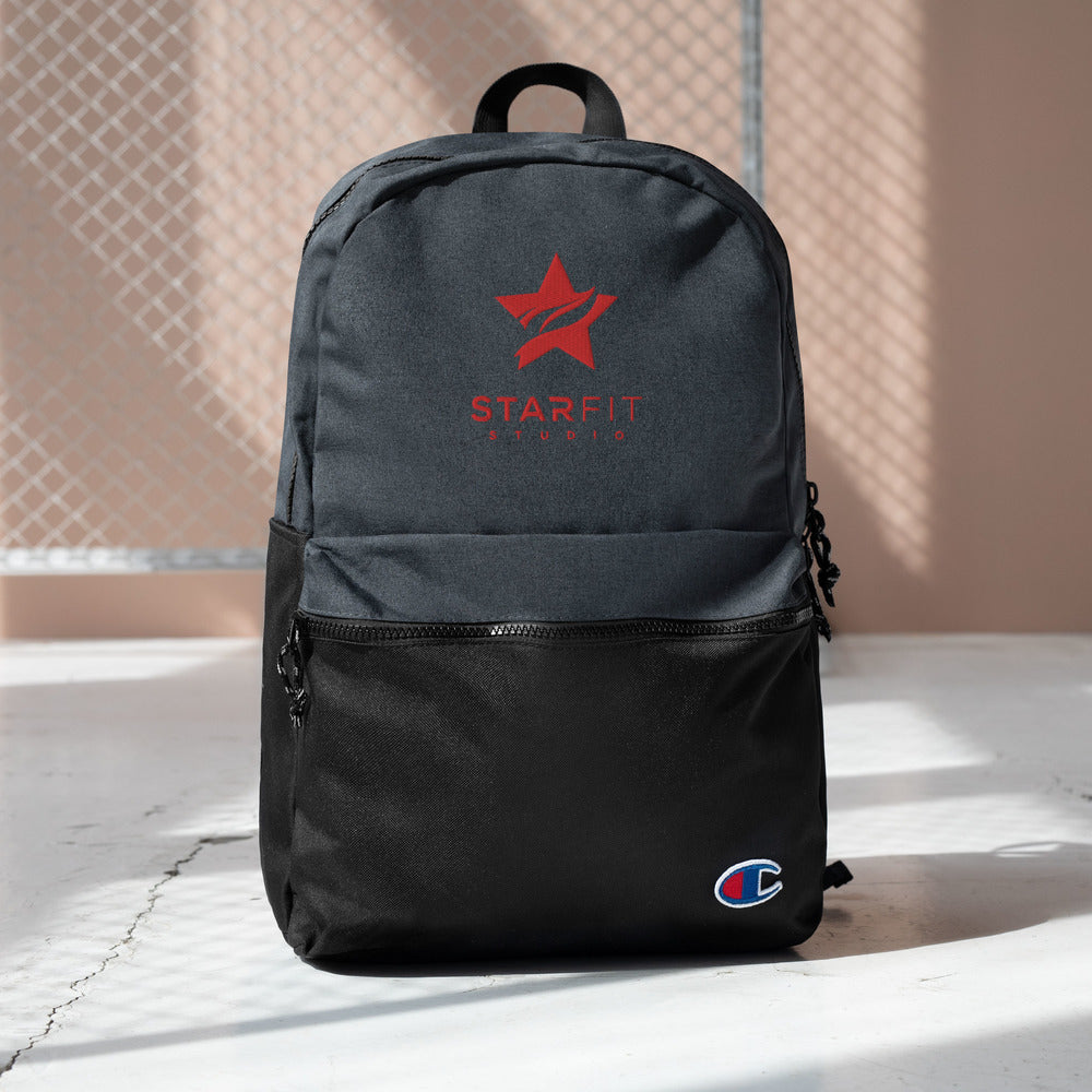 Embroidered Champion Backpack - Standard Logo - (All Colors) - StarFit Studio