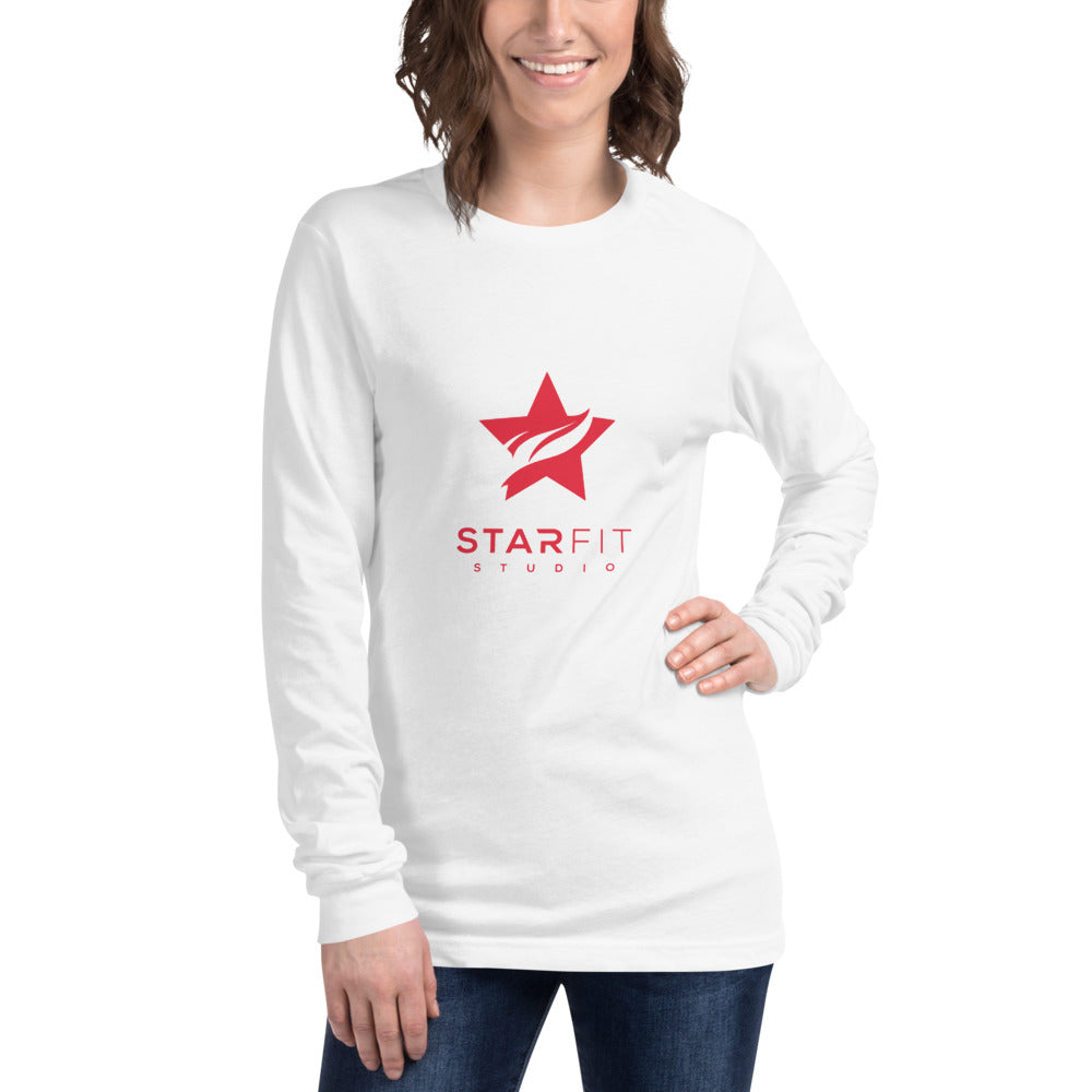 Unisex Long Sleeve Tee - Standard Logo - (All Colors) - StarFit Studio