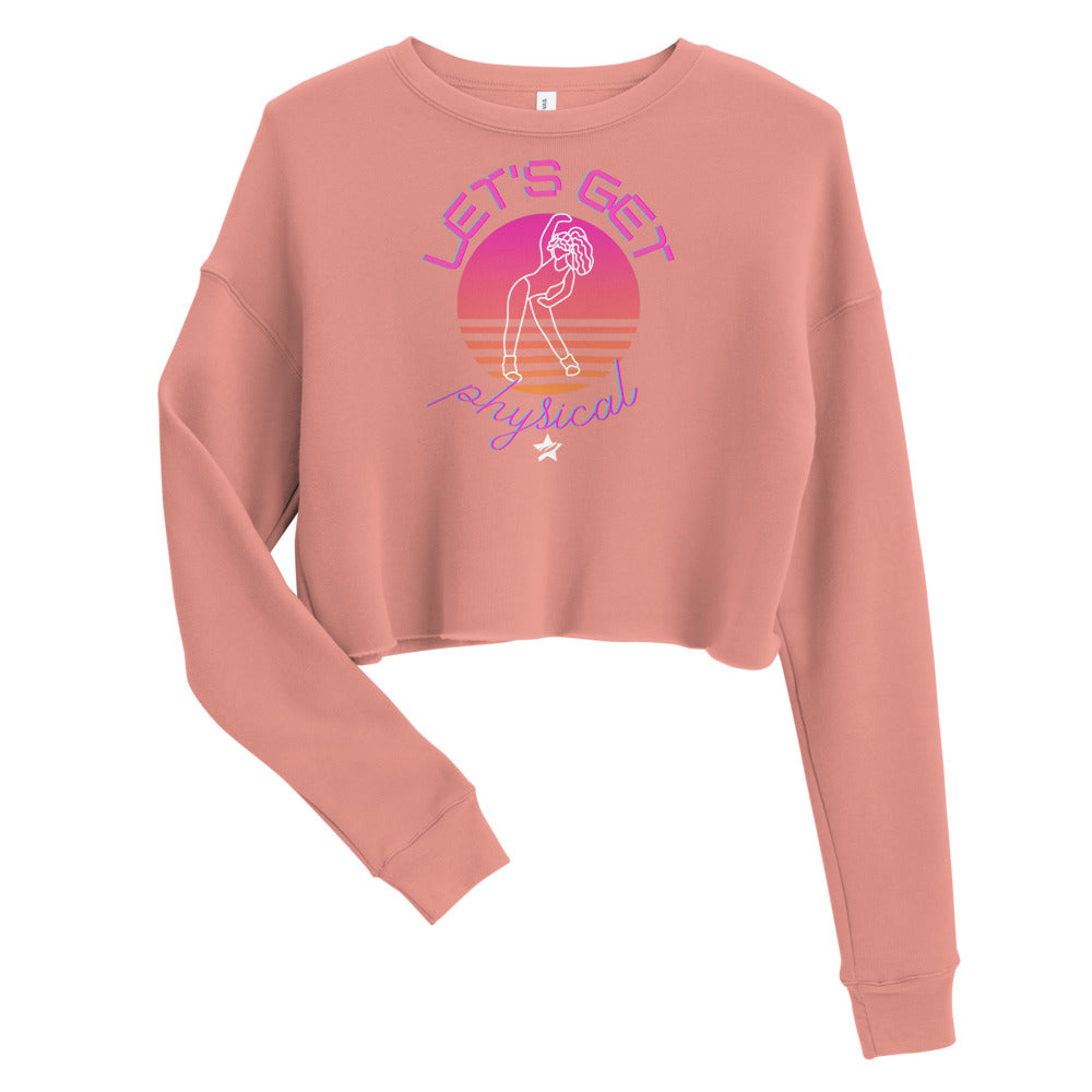 80s Crop Sweatshirt (front print) - StarFit Studio